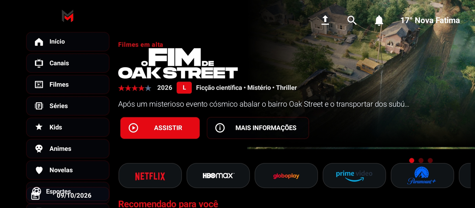 Android TV, TV Box, Fire stick, celular Android